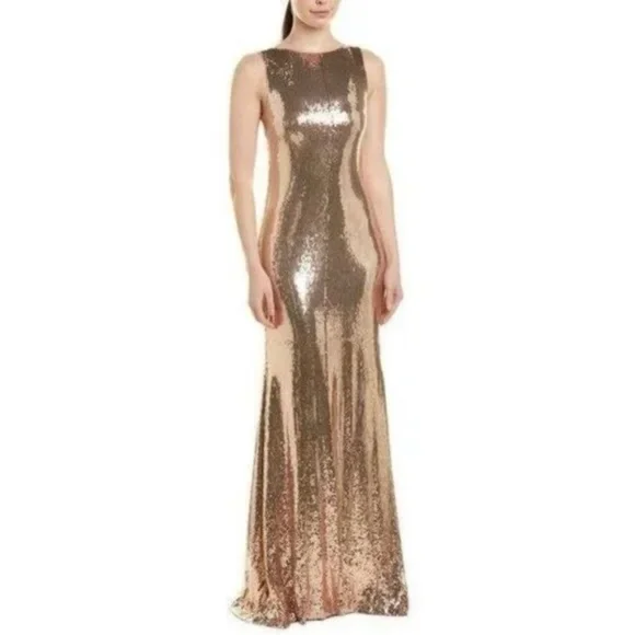 green emerald velvet dress Jenny Dress in Gold Sequin S